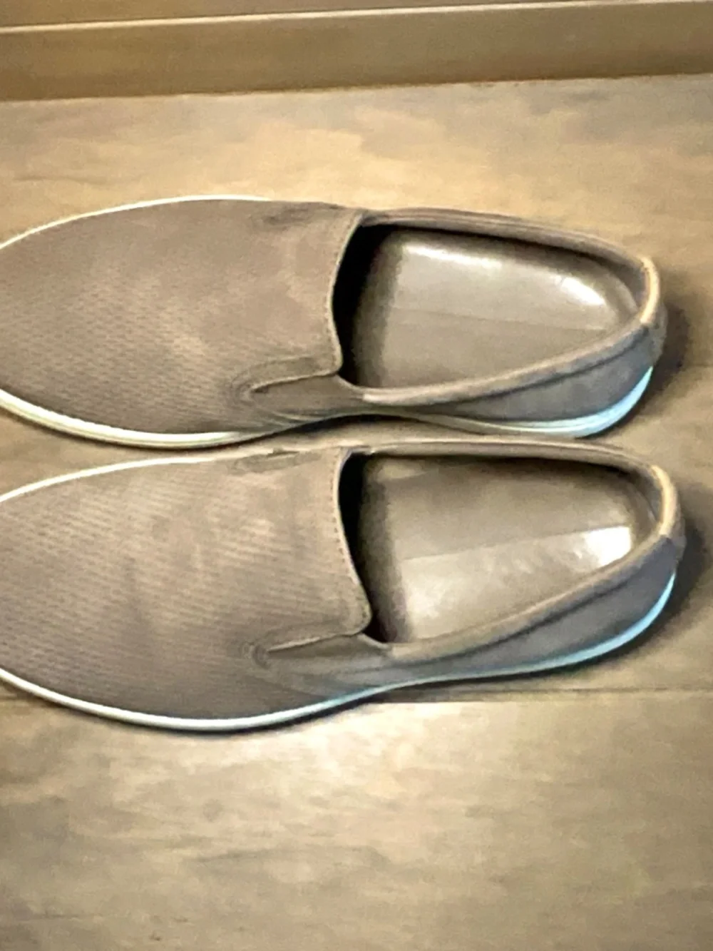 Ecco Soft 7 Slip On Sneaker M 7.5 US/EU41 Taupe Nubuck Leather Elastic Easy On